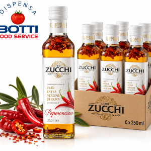 condimento a base di olio extra v. al peperoncino zucchi (0.25x6)